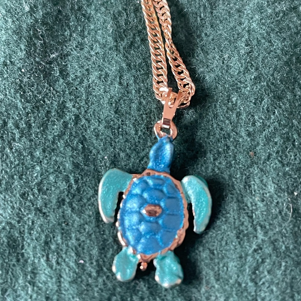 NWOT Sea Turtle necklace